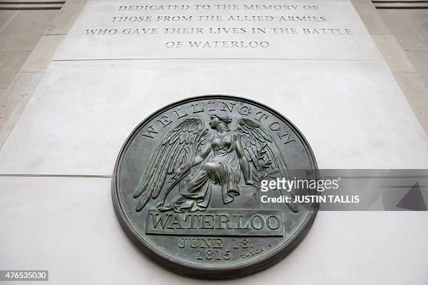 Memorial to honour the 24,000 soldiers of the Anglo-Allied and Prussian forces who were injured, died or went missing at the Battle of Waterloo in...