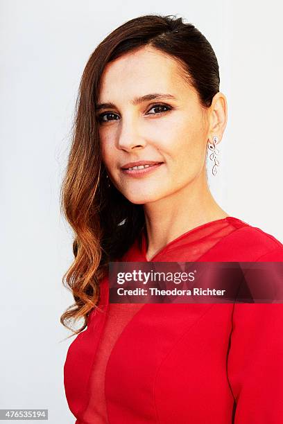 Actress Virginie Ledoyen is photographed for Self Assignment on May 15, 2015 in Cannes, France.