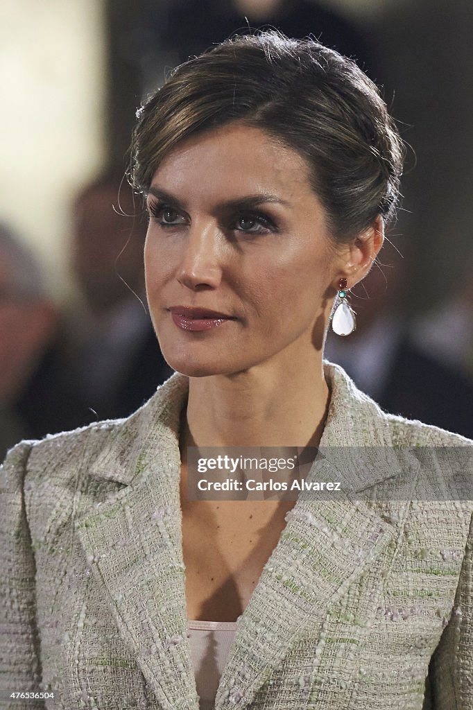 Spanish Royals Attend 'Principe de Viana' Awards 2015 in Navarra