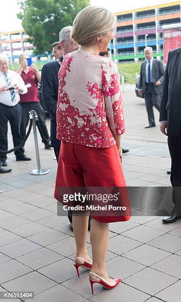 Queen Maxima of The Netherlands attends the concert Children Make Music on June 10, 2015 in Utrecht Netherlands. The aim of the initiative is to...