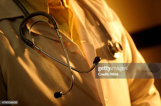 Representative stock photo of Stethoscope with Doctor for Medical and Health Care sector.