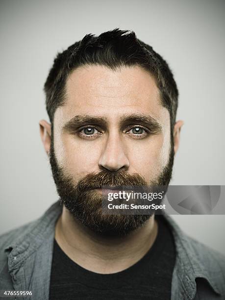 portrait of a caucasian real young man - blank expression stock pictures, royalty-free photos & images