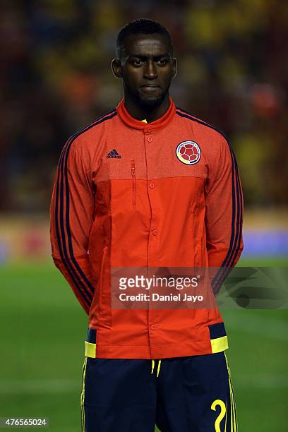 Jackson Martinez, of Colombia, before a friendly match between Colombia and Costa Rica at Diego Armando Maradona Stadium on June 06, 2015 in Buenos...