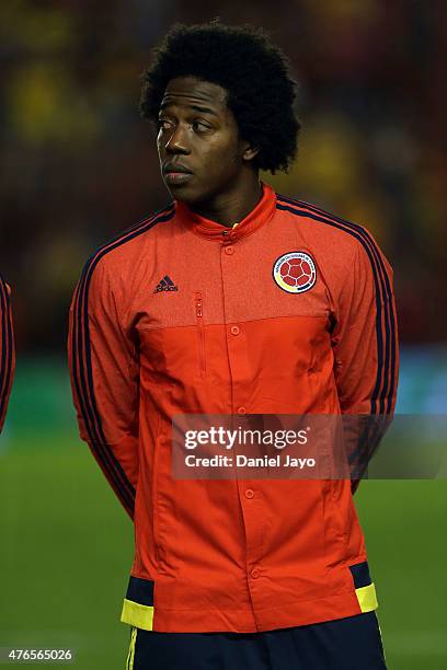 Carlos Sanchez, of Colombia, before a friendly match between Colombia and Costa Rica at Diego Armando Maradona Stadium on June 06, 2015 in Buenos...