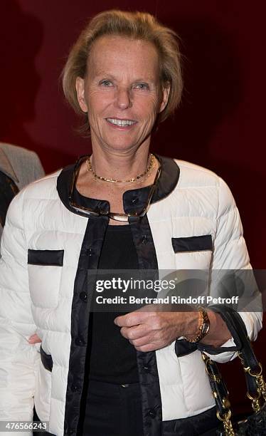 Christine Ockrent attends the Martine Aublet Foundation Award Gala Night at the Musee Du Quai Branly on March 3, 2014 in Paris, France.