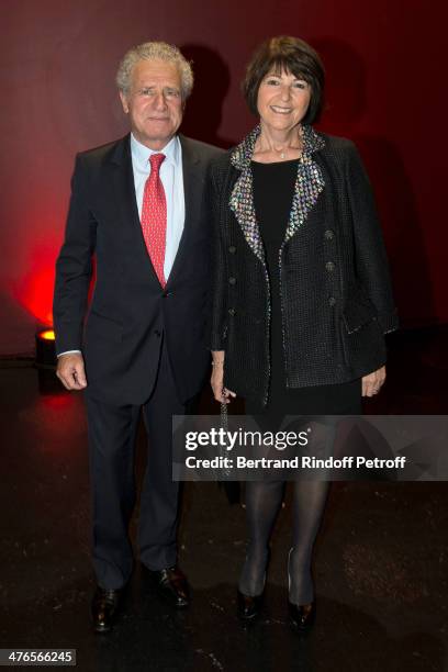 Laurent Dassault and his wife Martine attend the Martine Aublet Foundation Award Night at the Musee Du Quai Branly on March 3, 2014 in Paris, France.
