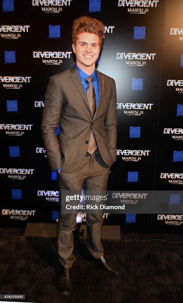 Summit Entertainment "Divergent" Special Screening Event - Red Carpet