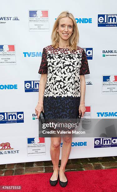 Actress Lea Drucker attends The Consul General Of France, Mr. Axel Cruau, Honors The French Nominees For The 86th Annual Academy Awards party on...