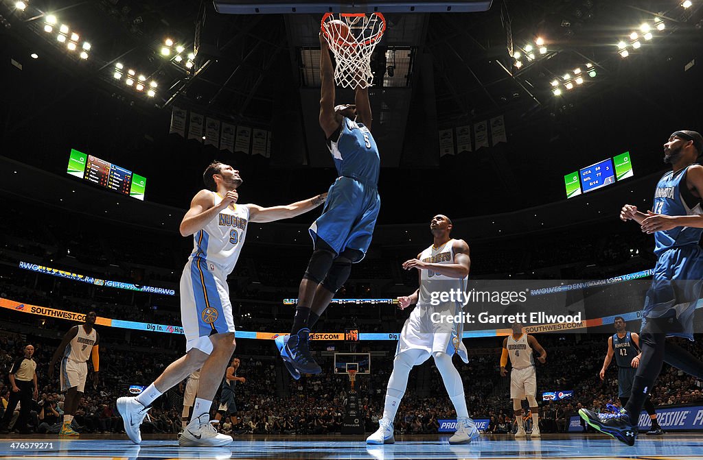 Minnesota Timberwolves v Denver Nuggets