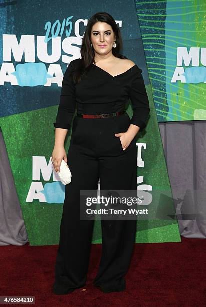 Kree Harrison attends the 2015 CMT Music awards at the Bridgestone Arena on June 10, 2015 in Nashville, Tennessee.