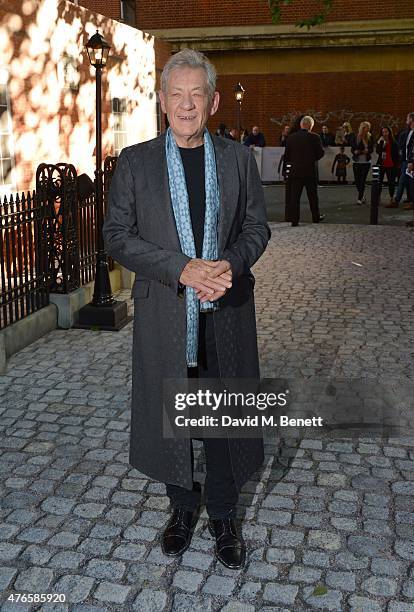 Ian McKellen attends the UK Premiere of "Mr Holmes" at ODEON Kensington on June 10, 2015 in London, England.