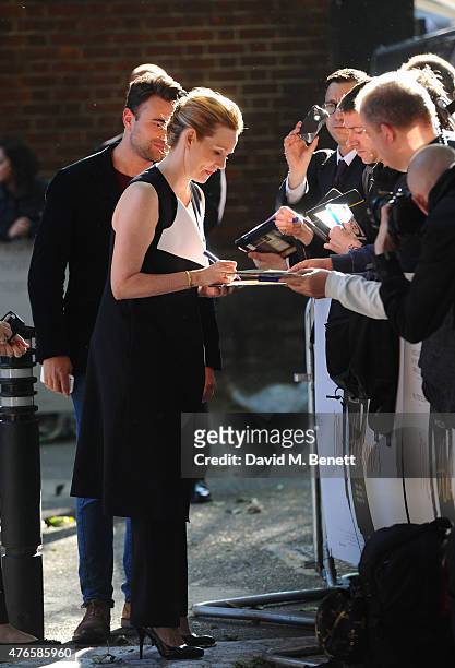 Laura Linney attends the UK Premiere of "Mr Holmes" at ODEON Kensington on June 10, 2015 in London, England.