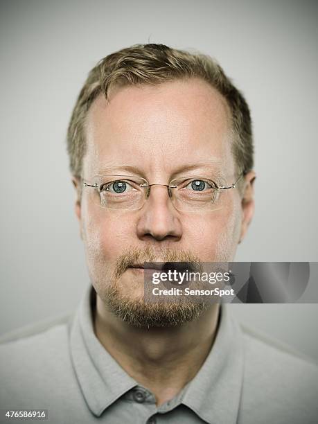 portrait of a swedish real man - blank face stock pictures, royalty-free photos & images