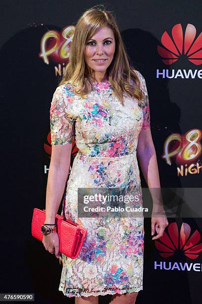 Raquel Rodriguez attends the Huawei P8 presentation party at Bodevil theatre on June 10, 2015 in Madrid, Spain.