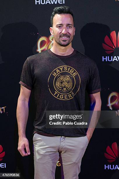 Actor Pablo Puyol attends the Huawei P8 presentation party at Bodevil theatre on June 10, 2015 in Madrid, Spain.