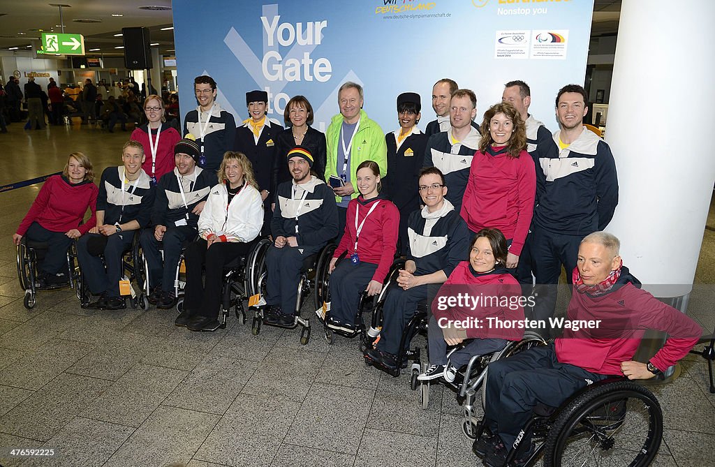 Team Germany Departs To The XI Paralympic Winter Games