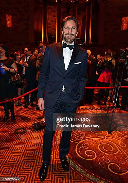 Henrik Lundqvist attends the 2014 New York Rangers Casino Night To Benefit The Garden Of Dreams Foundation at Gotham Hall on March 3, 2014 in New...