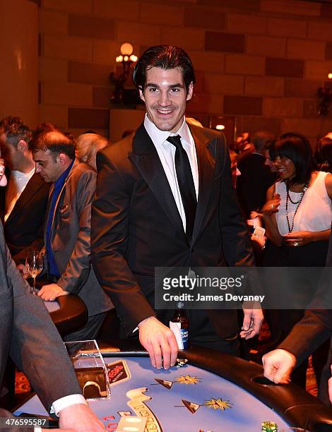 Brian Boyle attends the 2014 New York Rangers Casino Night To Benefit The Garden Of Dreams Foundation at Gotham Hall on March 3, 2014 in New York...
