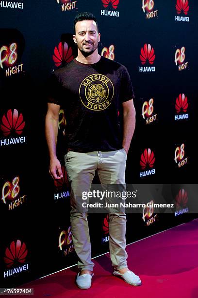 Pablo Puyol attends the Huawei P8 presentation party at Bodevil theatre on June 10, 2015 in Madrid, Spain.