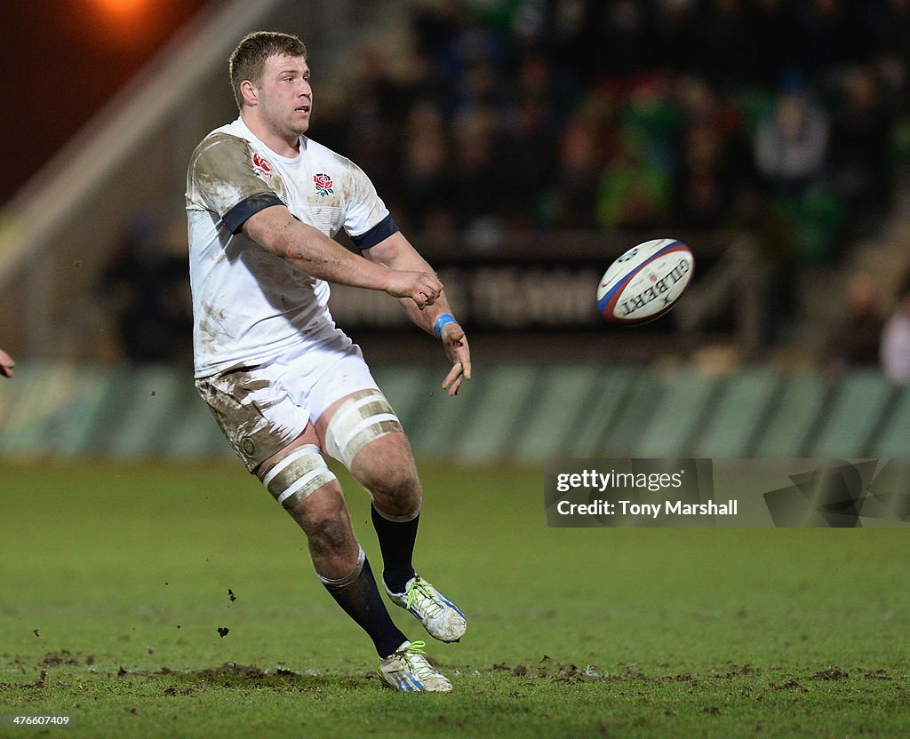 England U20 v Ireland U20