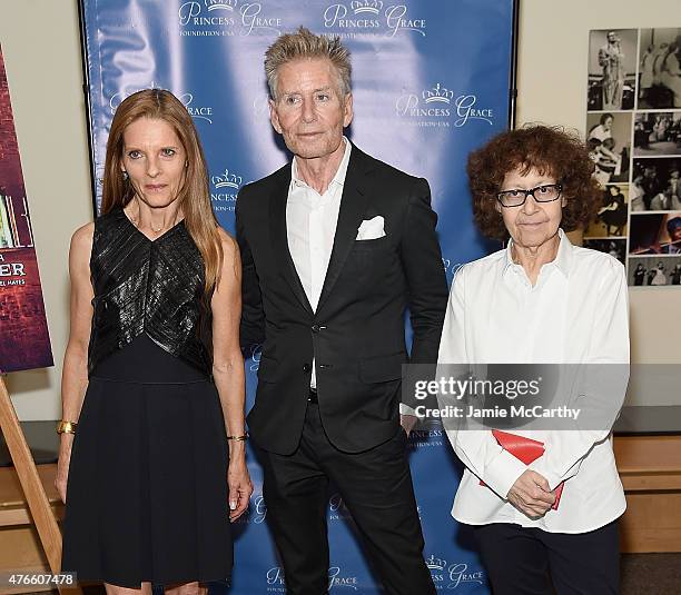 Sandra Brant, Calvin Klein and Ingrid Sischy attend Princess Grace Foundation-USA NY Special Summer 2015 Screening of REAR WINDOW at The Academy...