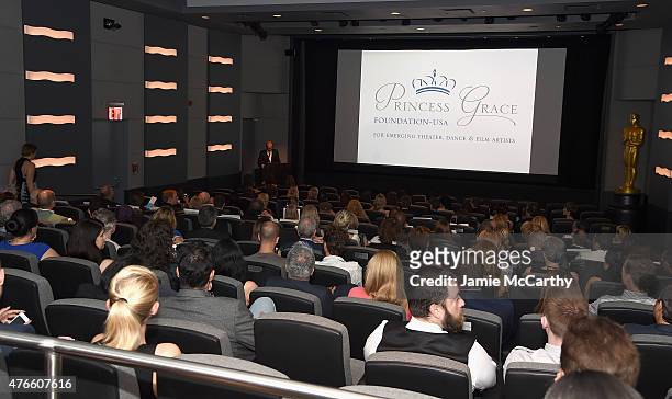 Atmosphere at the Princess Grace Foundation-USA NY Special Summer 2015 Screening of REAR WINDOW at The Academy Theater on June 10, 2015 in New York...