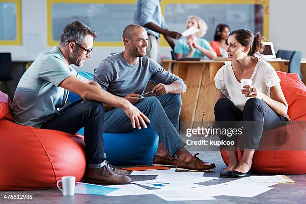 brainstorming - beanbag photos et images de collection