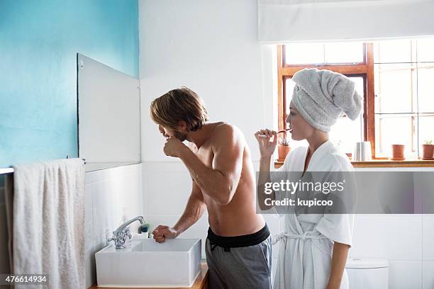 two times the freshness - husband cleaning stock pictures, royalty-free photos & images