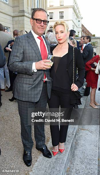 Richard Desmond and Joy Desmond attend the Bell Pottinger Summer Party at Lancaster House on June 10, 2015 in London, England.