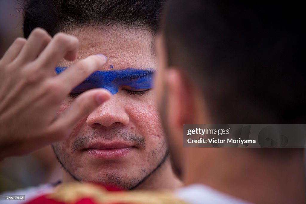 Carnival Celebrated In Sao Paulo, Brazil