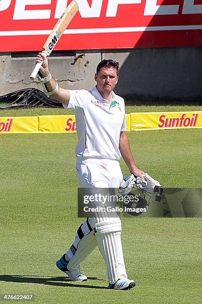 Graeme Smith leaving Newlands for the last time during day 4 of the 3rd Test match between South Africa and Australia at Sahara Park Newlands on...
