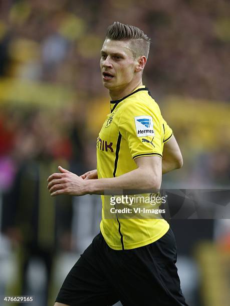 Lukasz Piszczek of Borussia Dortmund during the Bundesliga match between Borussia Dortmund and 1. FC Nurnberg on March 1, 2014 at the Signal Iduna...