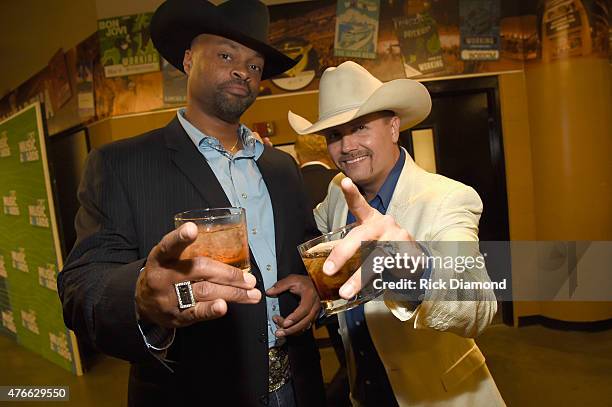 Cowboy Troy and John Rich attend the 2015 CMT Music awards at the Bridgestone Arena on June 10, 2015 in Nashville, Tennessee.