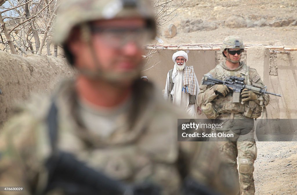 U.S. Soldiers Provide Security Around Kandahar Airfield