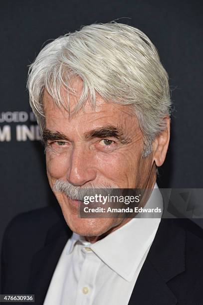 Actor Sam Elliott attends the opening night premiere of "Grandma" during the 2015 Los Angeles Film Festival at Regal Cinemas L.A. Live on June 10,...