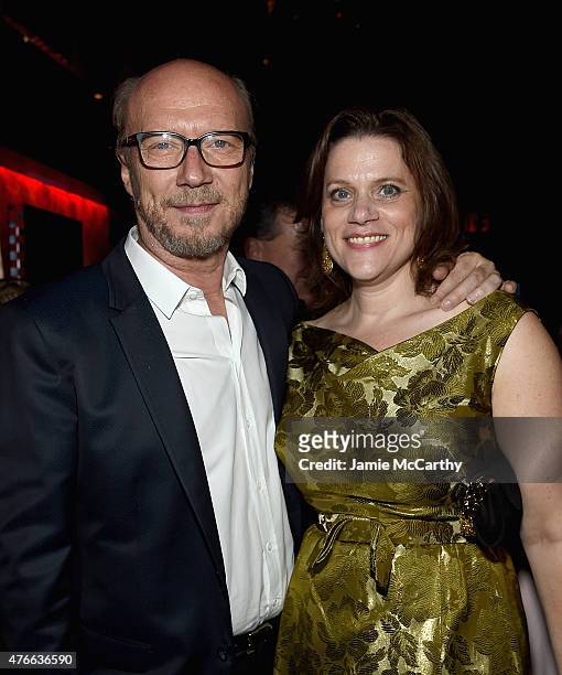Paul Haggis and Toby Boshak, Executive Director of the Princess Grace Foundation-USA attend the Princess Grace Foundation-USA NY Special Summer 2015...