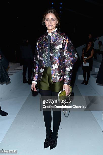 Olivia Palermo attends the Valentino show as part of the Paris Fashion Week Womenswear Fall/Winter 2014-2015 on March 4, 2014 in Paris, France.