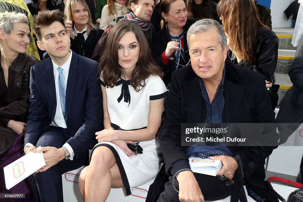 Chanel  : Front Row  - Paris Fashion Week Womenswear Fall/Winter 2014-2015