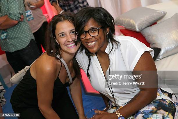 Guests attend the American Airlines Suite during 2015 CMT Music Awards at Bridgestone Arena on June 10, 2015 in Nashville, Tennessee.