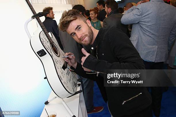 Colton Swon attends the American Airlines Suite during 2015 CMT Music Awards at Bridgestone Arena on June 10, 2015 in Nashville, Tennessee.