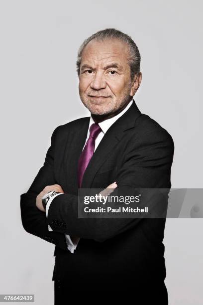 Businessman Alan Sugar is photographed on September 1, 2010 in London, England.