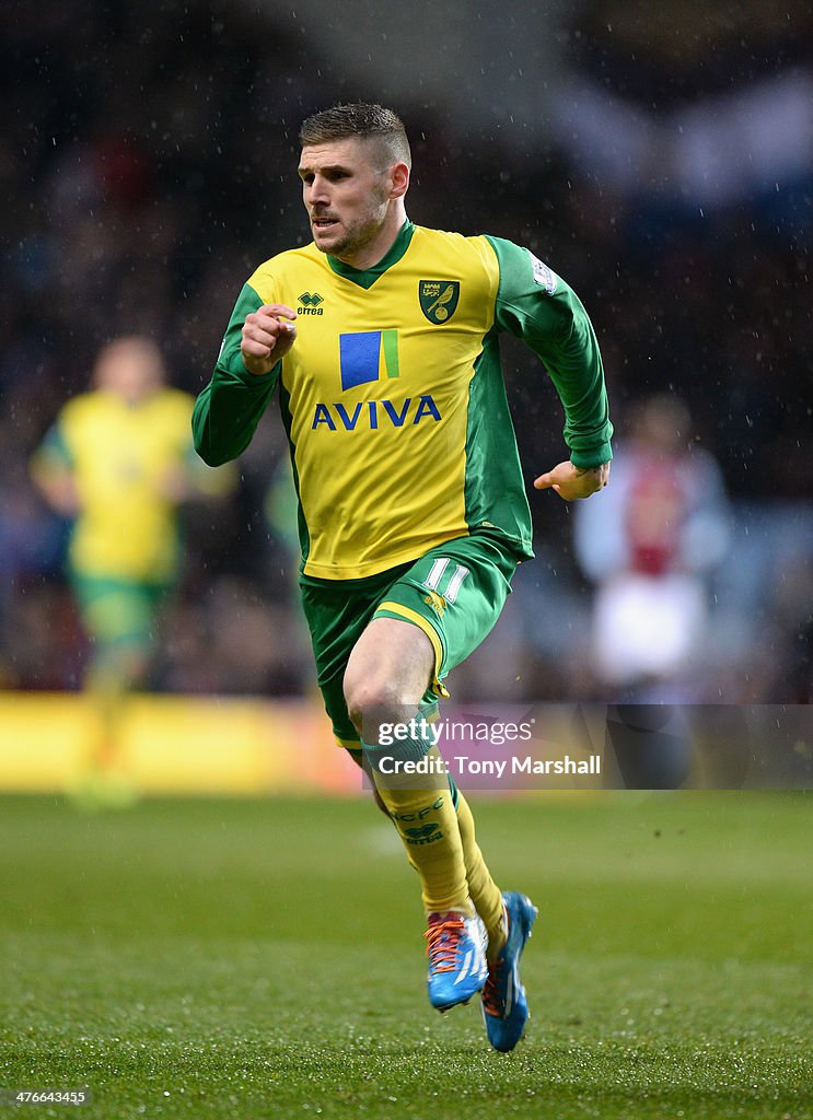 Aston Villa v Norwich City - Premier League