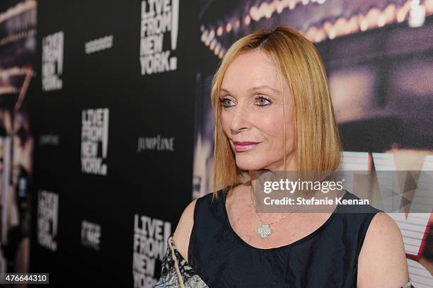 Edie Baskin attends the "Live From New York!" Los Angeles premiere at Landmark Theatre on June 10, 2015 in Los Angeles, California.