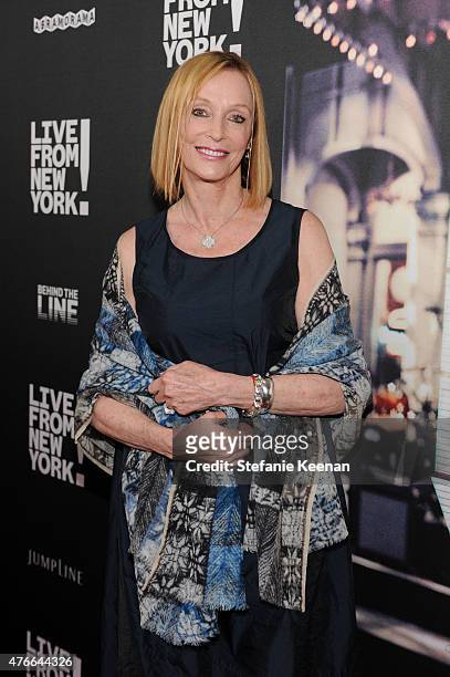 Edie Baskin attends the "Live From New York!" Los Angeles premiere at Landmark Theatre on June 10, 2015 in Los Angeles, California.