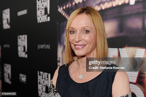 Edie Baskin attends the "Live From New York!" Los Angeles premiere at Landmark Theatre on June 10, 2015 in Los Angeles, California.