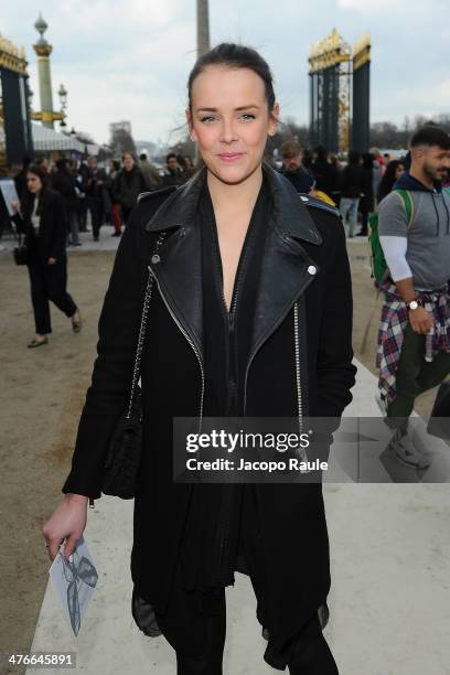 Pauline Ducruet arrives at the Valentino show as part of the Paris Fashion Week Womenswear Fall/Winter 2014-2015 on March 4, 2014 in Paris, France.