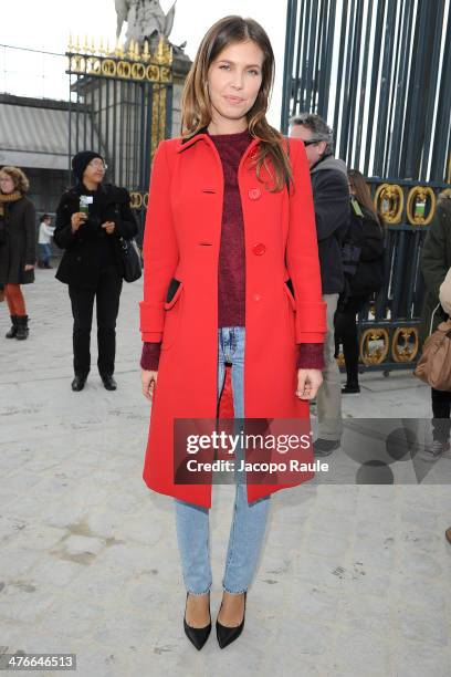 Dasha Zhukova arrives at the Valentino show as part of the Paris Fashion Week Womenswear Fall/Winter 2014-2015 on March 4, 2014 in Paris, France.