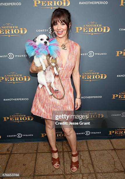 Actress Natasha Leggero attends Comedy Central's 'Another Period' Premiere Party Event at The Ebell Club of Los Angeles on June 10, 2015 in Los...