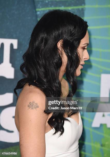 Rumer Willis attends the 2015 CMT Music awards at the Bridgestone Arena on June 10, 2015 in Nashville, Tennessee.