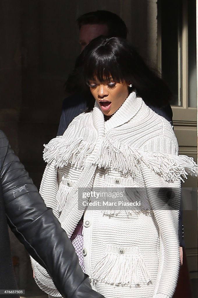 Chanel : Outside Arrivals - Paris Fashion Week Womenswear Fall/Winter 2014-2015